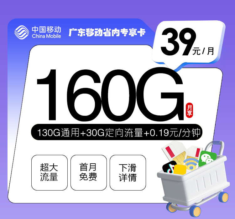 广东移动省内专享卡【39元160G】 1 69080a4975524d4c95c61faab25b06f4 1